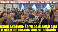 Başkan Akdemir; 35 yılda olduğu gibi gelecekte de rotamız akıl ve bilimdir