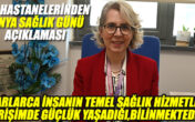 PAÜ HASTANELERİNDEN DÜNYA SAĞLIK GÜNÜ AÇIKLAMASI