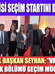 GÜÇLÜ YOL PARTİSİ SEÇİM STARTINI DENİZLİ’DEN VERDİ